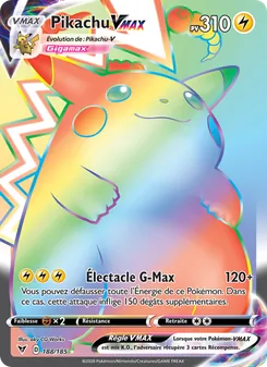 Pikachu VMAX, Voltage Éclatant, n° 188
