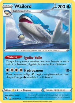 Wailord, Voltage Éclatant, n° 32