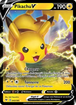 Pikachu V, Voltage Éclatant, n° 43