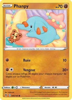 Phanpy, Voltage Éclatant, n° 86