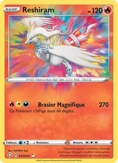 Reshiram, Destinées Radieuses, n° 17
