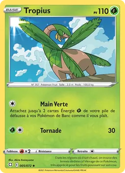 Tropius, Destinées Radieuses, n° 5