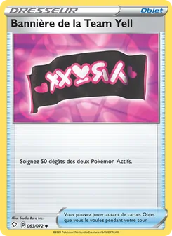Bannière de la Team Yell, Destinées Radieuses, n° 63