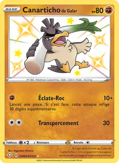 Canarticho de Galar, Destinées Radieuses Coffre Étincelant, n° SV063