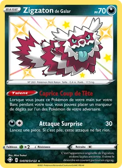 Zigzaton de Galar, Destinées Radieuses Coffre Étincelant, n° SV078
