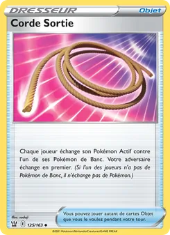 Corde Sortie, Styles de combat, n° 125