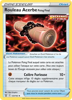 Rouleau Acerbe Poing Final, Styles de combat, n° 133