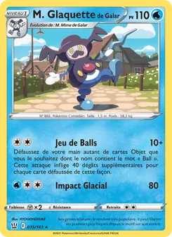 M. Glaquette de Galar, Styles de combat, n° 35