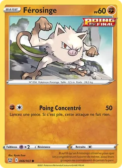 Férosinge, Styles de combat, n° 66