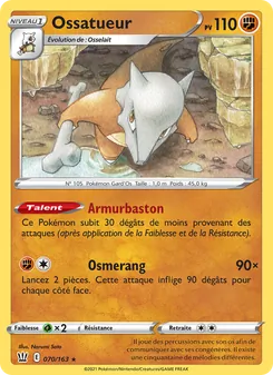 Ossatueur, Styles de combat, n° 70