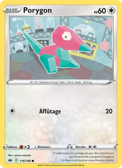 Porygon, Règne de Glace, n° 116