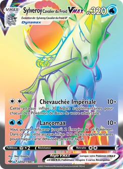 Sylveroy Cavalier du Froid VMAX, Règne de Glace, n° 202