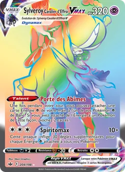 Sylveroy Cavalier d'Effroi VMAX, Règne de Glace, n° 204