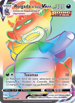 Roigada de Galar VMAX, Règne de Glace, n° 207