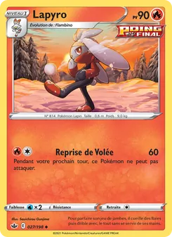 Lapyro, Règne de Glace, n° 27