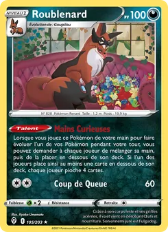 Roublenard, Évolution Céleste, n° 105