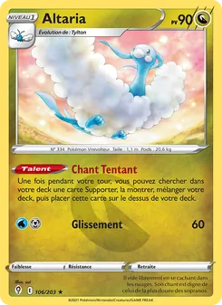 Altaria, Évolution Céleste, n° 106