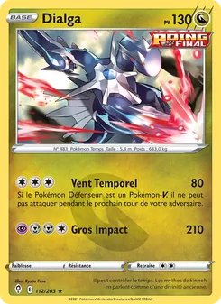 Dialga, Évolution Céleste, n° 112