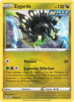 Zygarde, Évolution Céleste, n° 118