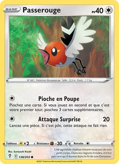Passerouge, Évolution Céleste, n° 138