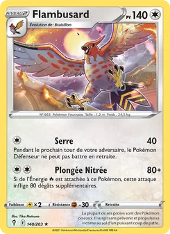 Flambusard, Évolution Céleste, n° 140
