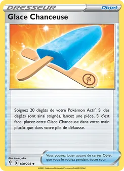 Glace Chanceuse, Évolution Céleste, n° 150