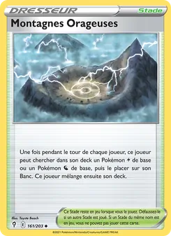 Montagnes Orageuses, Évolution Céleste, n° 161