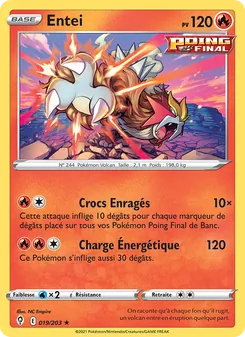 Entei, Évolution Céleste, n° 19