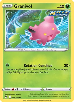 Granivol, Évolution Céleste, n° 2