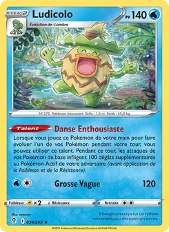 Ludicolo, Évolution Céleste, n° 34
