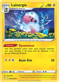 Lainergie, Évolution Céleste, n° 55