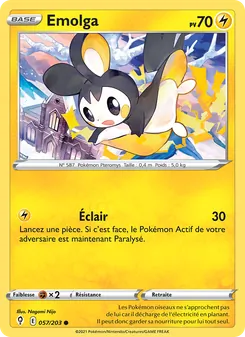 Emolga, Évolution Céleste, n° 57