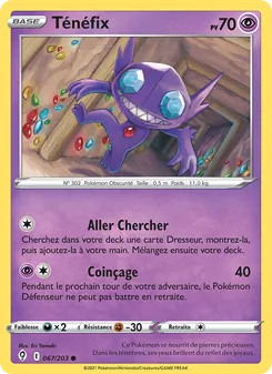 Ténéfix, Évolution Céleste, n° 67