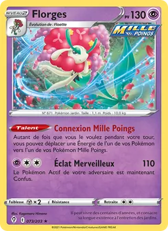 Florges, Évolution Céleste, n° 73