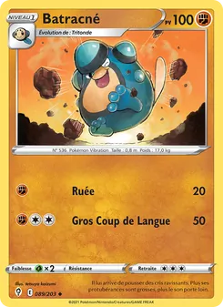 Batracné, Évolution Céleste, n° 89