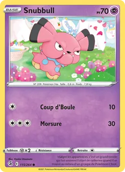Snubbull, Poing de Fusion, n° 115