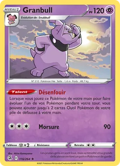 Granbull, Poing de Fusion, n° 116