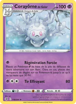 Corayôme de Galar, Poing de Fusion, n° 118