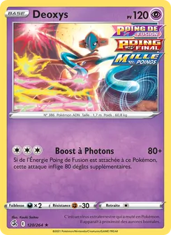 Deoxys, Poing de Fusion, n° 120