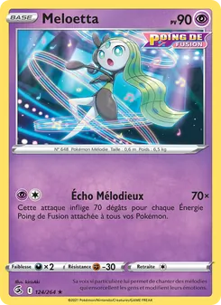 Meloetta, Poing de Fusion, n° 124