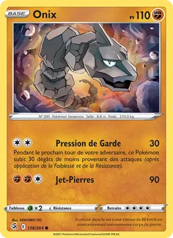 Onix, Poing de Fusion, n° 138