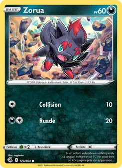 Zorua, Poing de Fusion, n° 170