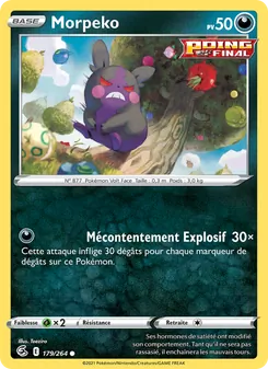 Morpeko, Poing de Fusion, n° 179