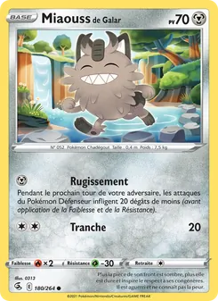 Miaouss de Galar, Poing de Fusion, n° 180