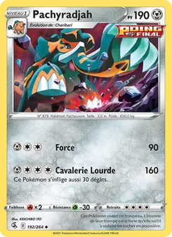 Pachyradjah, Poing de Fusion, n° 192