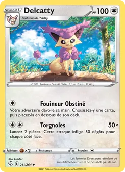 Delcatty, Poing de Fusion, n° 211