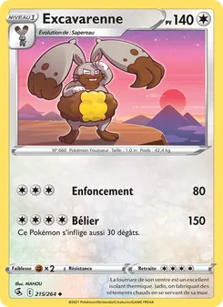 Excavarenne, Poing de Fusion, n° 215