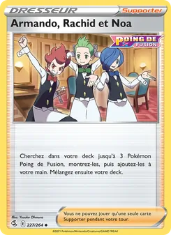 Armando, Rachid et Noa, Poing de Fusion, n° 227