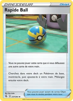 Rapide Ball, Poing de Fusion, n° 237