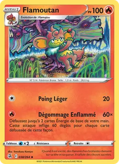 Flamoutan, Poing de Fusion, n° 38